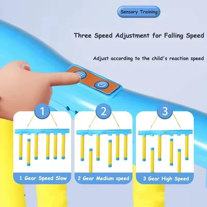 Adults Kid Catching Sticks Game Falling Sticks Catching Sensory Toy Drop Catch Win Reaction Training Reflex Challenge Party Game